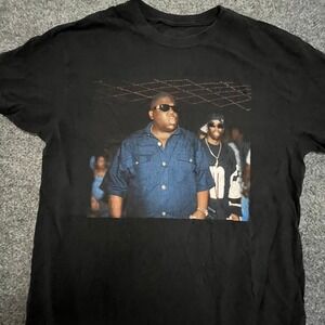 Notorious B.I.G. T-Shirt Mens Size M Black Graphic Biggie Smalls P Diddy Hip Hop